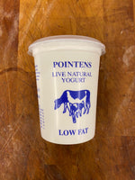 Pointens natural live yoghurt from Grange Farm, Melton Constable